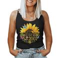 Awesome Since 2007 Sunflower 16Th Birthday Vintage 2007 Women Tank Top Basic Casual Daily Weekend Graphic