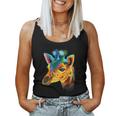 Beautiful Giraffe Looking In Your Eyes Women Tank Top Basic Casual Daily Weekend Graphic Beautiful Giraffe Looking In Your Eyes Women Tank Top Basic Casual Daily Weekend Graphic