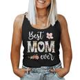 Best Mom Ever Cute Mom Floral Mom Heart Mom Women Tank Top