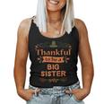 Big Sister Thanksgiving Pregnancy Announcement Women Tank Top