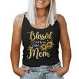 Blessed To Be Called Mom Sunflower Butterfly Women Tank Top