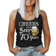 Cheers And Beers 70 Years Old 70Th Birthday 1948 Shirt Women Tank Top