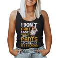 I Dont Fart I Just Whisper In My Pants Chicken Saying Women Tank Top