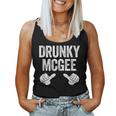 Drunky Mcgee St Patricks Day Couple Women Tank Top Basic Casual Daily Weekend Graphic