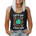 Earth Day Everyday All Human Races To Save Mother Earth 2021 Women Tank Top Basic Casual Daily Weekend Graphic