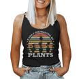 Easily Distracted By Plants Retro Vintage Plants Lover Women Tank Top Basic Casual Daily Weekend Graphic