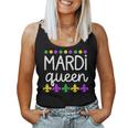 Family Matching Set Gag Funny Gift For Mom Wife Mardi Queen V2 Women Tank Top Basic Casual Daily Weekend Graphic