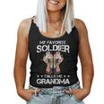 My Favorite Soldier Calls Me Grandma Proud Army Mom Women Tank Top