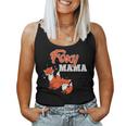 Foxy Mama Cute Mom Fox Funny Animal Mommy Gift V2 Women Tank Top Basic Casual Daily Weekend Graphic