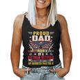 Freedom Isnt Free - Proud Dad Of A Vietnam Veteran Daughter Women Tank Top Basic Casual Daily Weekend Graphic