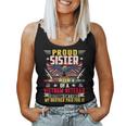 Freedom Isnt Free-Proud Sister Of A Vietnam Veteran Brother Women Tank Top Basic Casual Daily Weekend Graphic