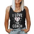 Funny Mom Baseball I Love The Coach Wife Mother Women Tank Top Basic Casual Daily Weekend Graphic