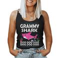 Grammy Shark Doo Doo Funny Gift Idea For Mother & Wife Women Tank Top Basic Casual Daily Weekend Graphic