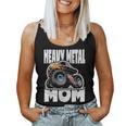 Heavy Metal Mom Retro Monster Truck Music Mother Women Tank Top Basic Casual Daily Weekend Graphic