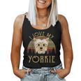 I Love My Yorkie Mom Dad Yorkshire Terrier Gifts Women Men Women Tank Top Basic Casual Daily Weekend Graphic