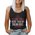 I Love You More Than My Sibling Does Mom And Dad Women Tank Top Basic Casual Daily Weekend Graphic