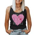 I Love You Valentines Day Alphabet Teacher Student School Women Tank Top Basic Casual Daily Weekend Graphic