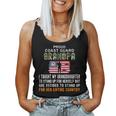 I Taught My Granddaughter To Stand Up-Coast Guard Grandpa Women Tank Top Basic Casual Daily Weekend Graphic