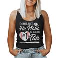 Im Not Just His Nana Im His Number One Fan Baseball Cute Women Tank Top Basic Casual Daily Weekend Graphic
