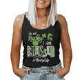 Im Not Lucky Im Blessed Nurse Life Saint Patrick Day Women Tank Top Basic Casual Daily Weekend Graphic