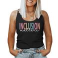 Inclusion Matters Special Education Teacher Women Equality Women Tank Top Basic Casual Daily Weekend Graphic