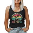 Its Weird Being The Same Age As Old People Sarcastic Retro Women Tank Top Basic Casual Daily Weekend Graphic