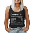Jennifer Nutrition Personalized Name Christmas Women Tank Top