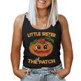 Little Sister Of The Patch Matching Halloween Pumpkins Women Tank Top