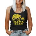 Mama Bear Sunflower Funny Mother Father Gift Women Tank Top Basic Casual Daily Weekend Graphic
