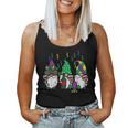 Mardi Gras Gnomes Funny Outfit Gnomies Squad Women  Women Tank Top Basic Casual Daily Weekend Graphic