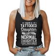 Mens I Have A Tatooed Daughter Funny Tattoo Fathers Day Daddy Women Tank Top Basic Casual Daily Weekend Graphic
