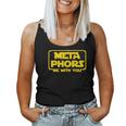 Metaphors Be With You Funny English Teacher Space Women Tank Top Basic Casual Daily Weekend Graphic