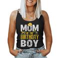 Mom Of The Bday Boy Construction Bday Party Hat Men Women Tank Top Basic Casual Daily Weekend Graphic