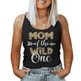 Mom Of The Wild One Zoo Themed 1St Birthday Party Women Tank Top
