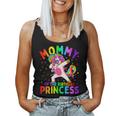 Mommy Of The Birthday Princess Girl Dabbing Unicorn Mom Women Tank Top