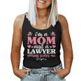 Mothers Day Lawyer For Women Mom And A Lawyer  Women Tank Top Basic Casual Daily Weekend Graphic