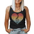 Music Teacher Gifts Retro Sunset Note Music School Musician Women Tank Top Basic Casual Daily Weekend Graphic