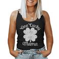 One Lucky Mama Shirt St Patricks Day Shirt For Women Moms Women Tank Top