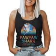 Pawpaw SharkFathers Day Gift From Wife Son Daughter Women Tank Top Basic Casual Daily Weekend Graphic