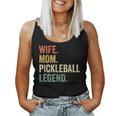Pickleball Funny Wife Mom Legend Vintage Mothers Day Women Tank Top Basic Casual Daily Weekend Graphic