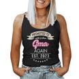 Promoted To Gma Again Est 2023 New Mom Dad Mother Father Women Tank Top