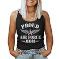 Proud Air Force Mom Military Mom Usa Flag Army Mommy Women Tank Top