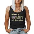 Proud Army Grandma Us Flag Dog Tag Military Grandmother Gift Women Tank Top Basic Casual Daily Weekend Graphic