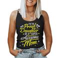 Proud Daughter Of Super Awesome Mom Mothers Day Women Tank Top Basic Casual Daily Weekend Graphic