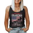 Proud Grandma Of A Veteran Us Flag Military Veterans Day Women Tank Top Basic Casual Daily Weekend Graphic