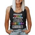 Proud Pride Father I Love My Daughter Girl Dad Lesbian Lgbtq Women Tank Top