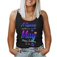 A Queen Was Born On May 10Th Happy Birthday To Me Women Tank Top