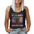 Raised By A Hero Proud Daughter Of A Veteran Us Army Dad Women Tank Top Basic Casual Daily Weekend Graphic