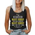 Retired Navy Chief Just Like A Regular Happier Veteran Women Tank Top Basic Casual Daily Weekend Graphic