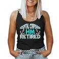 Retired Navy Hospital Corpsman Retirement Gift Military Women Tank Top Basic Casual Daily Weekend Graphic